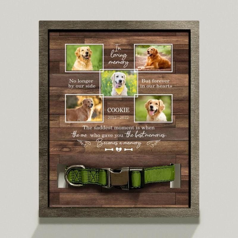 Personalized Photo Memorial Pet Loss Frame - Memorial Gift Idea For Dog/Cat Lover - In Loving Memory