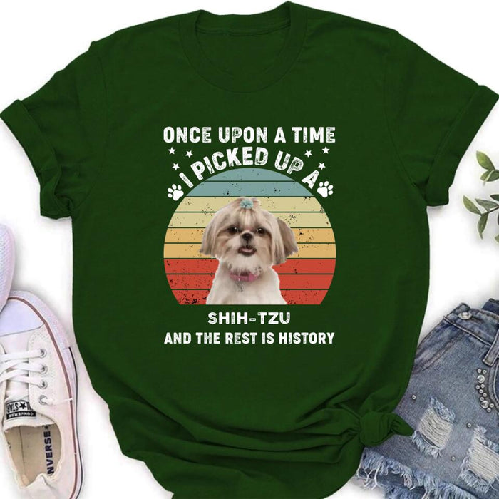 Custom Personalized Dog T-Shirt - Upload Photo - Gift Idea For Dog Lovers