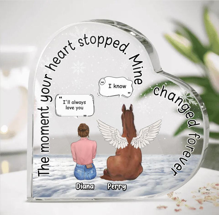 Personalized Memorial Horse Plaque - Memorial Gift For Loss Of Horse -  Upto 4 Horses