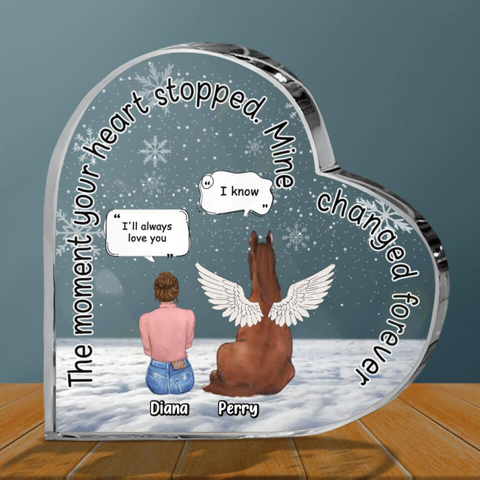 Personalized Memorial Horse Plaque - Memorial Gift For Loss Of Horse -  Upto 4 Horses