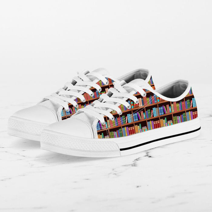 Book Men/Women Low Top Sneakers - Gift Idea For Book Lovers