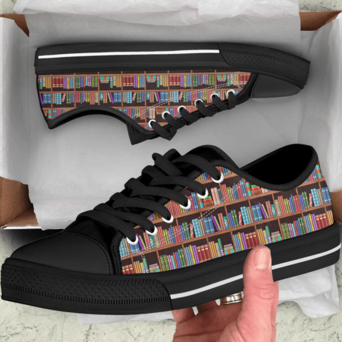 Book Men/Women Low Top Sneakers - Gift Idea For Book Lovers