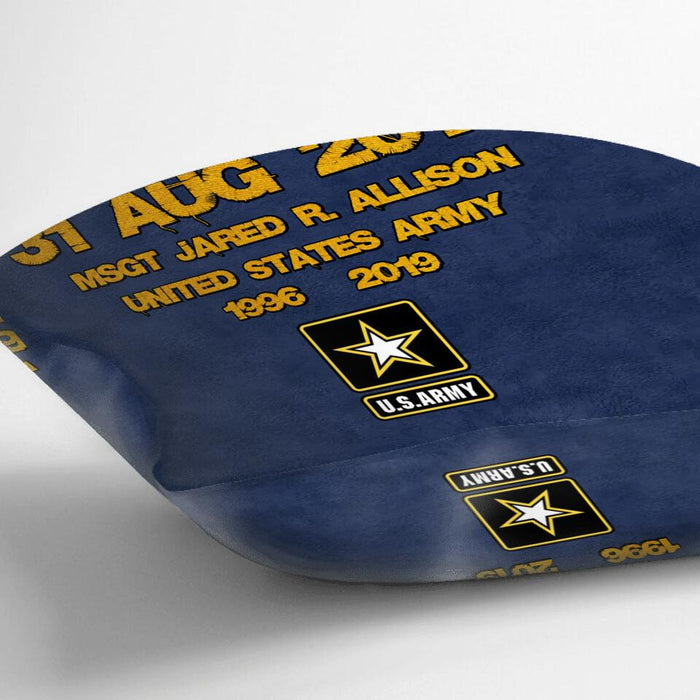 Custom Personalized Veteran Pillow Cover - Gift Idea For Veteran - At Ease