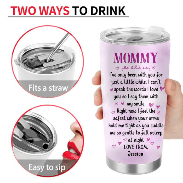 Custom Personalized Great Mommy Tumbler - Gift Idea For Mother's Day - You're Doing A Great Job Mommy, Happy 1st Mother's Day