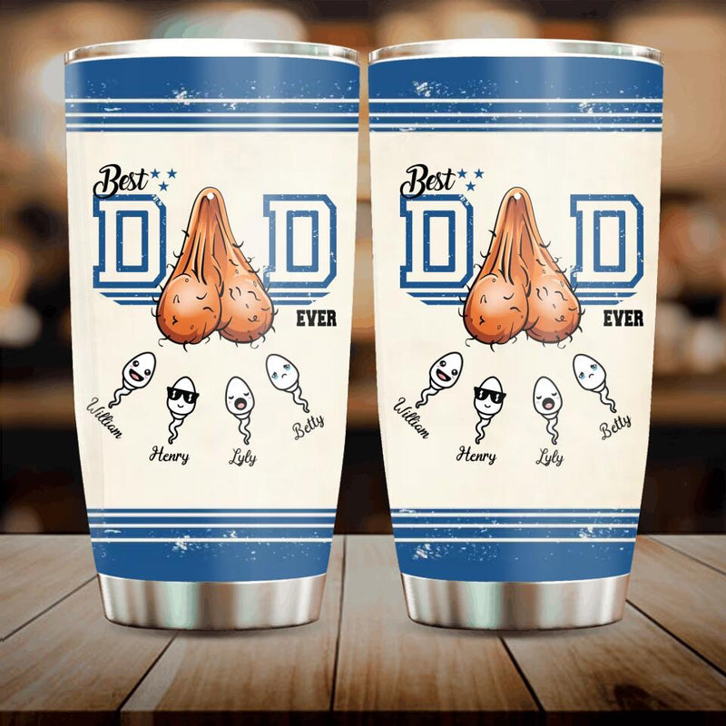 Personalized Sperm Tumbler - Gift Idea for Father's Day - Best Dad Ever