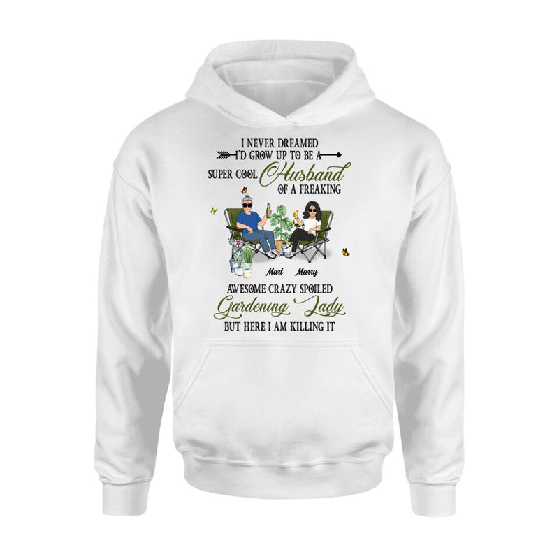 Personalized Plantaholic Shirt/Long sleeve/Sweatshirt/Hoodie - Gift for Gardeners, Gardening Lover - I Garden So I Don't Choke People Save A Life Send Mulch