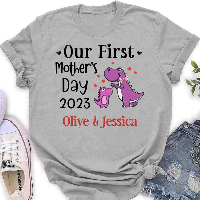 Custom Personalized First's Mother Day Baby Onesie/T-Shirt - Gift Idea for Baby/Mother's Day - Our First Mother's Day 2023