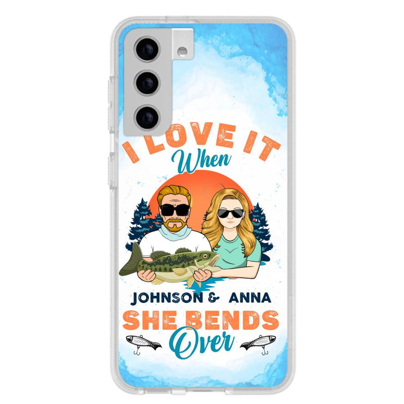 Custom Personalized Fishing Couple Phone Case - Gift Idea For Couple/ Gift To Him/ Her/ Fishing Lover  - Case For iPhone/Samsung