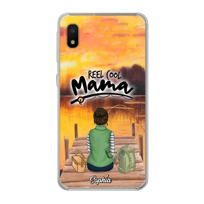 Custom Personalized Fishing Mom Phone Case - Mother's Day Gift Idea For Fishing Lovers - Reel Cool Mama - Case for iPhone/Samsung