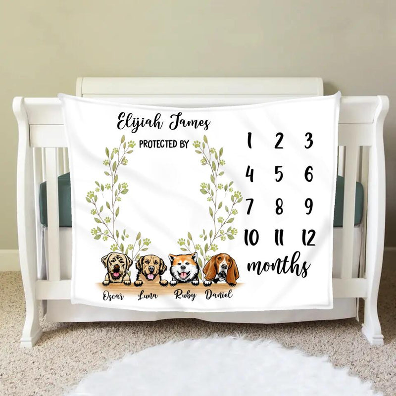 Personalized Pets Kid Fleece Blanket - Gift Idea For Baby/Dog/Cat Lovers