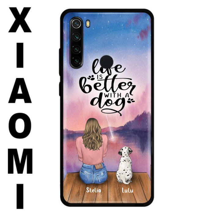 Personalized Dog Phone Case - Mother's Day Gift For Dog Mom - Up to 4 Dogs - iPhone/Samsung/Xiaomi