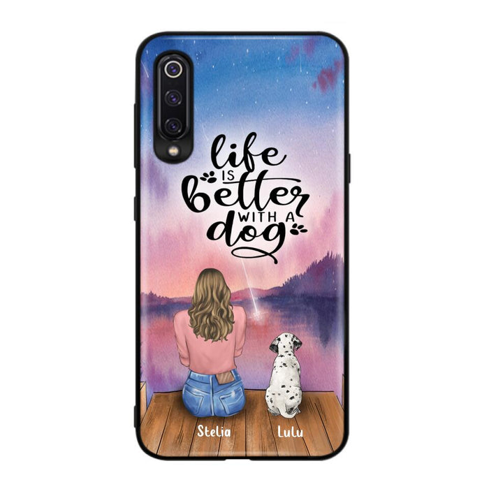 Personalized Dog Phone Case - Mother's Day Gift For Dog Mom - Up to 4 Dogs - iPhone/Samsung/Xiaomi