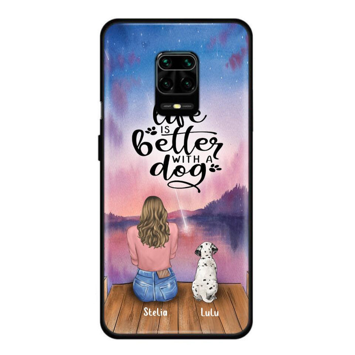 Personalized Dog Phone Case - Mother's Day Gift For Dog Mom - Up to 4 Dogs - iPhone/Samsung/Xiaomi