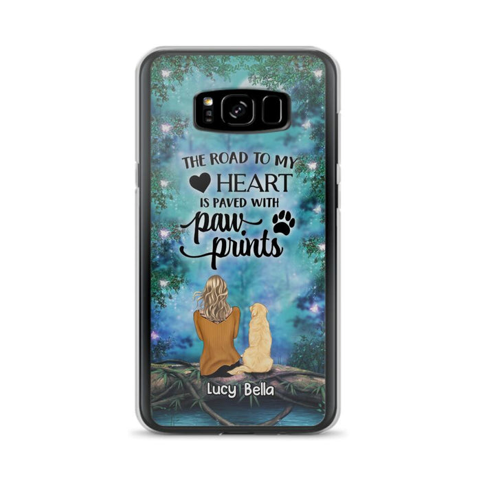 Custom Personalized Memorial Dog Phone Case - Upto 5 Dogs - Gift Idea For Dog Lover - Case For iPhone And Samsung
