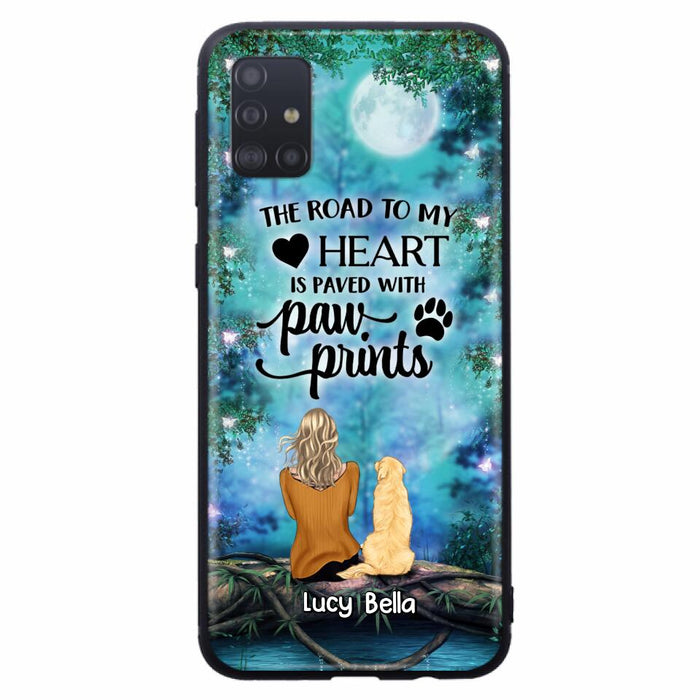 Custom Personalized Memorial Dog Phone Case - Upto 5 Dogs - Gift Idea For Dog Lover - Case For iPhone And Samsung