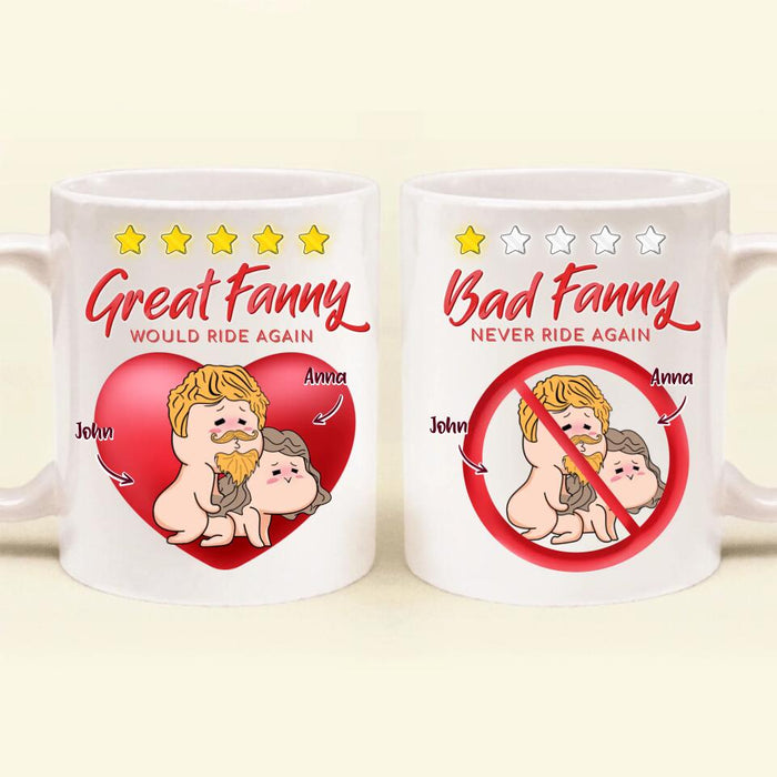 Custom Personalized Funny Coffee Mug - Gift Idea For Lovers - Great Fanny Would Ride Again