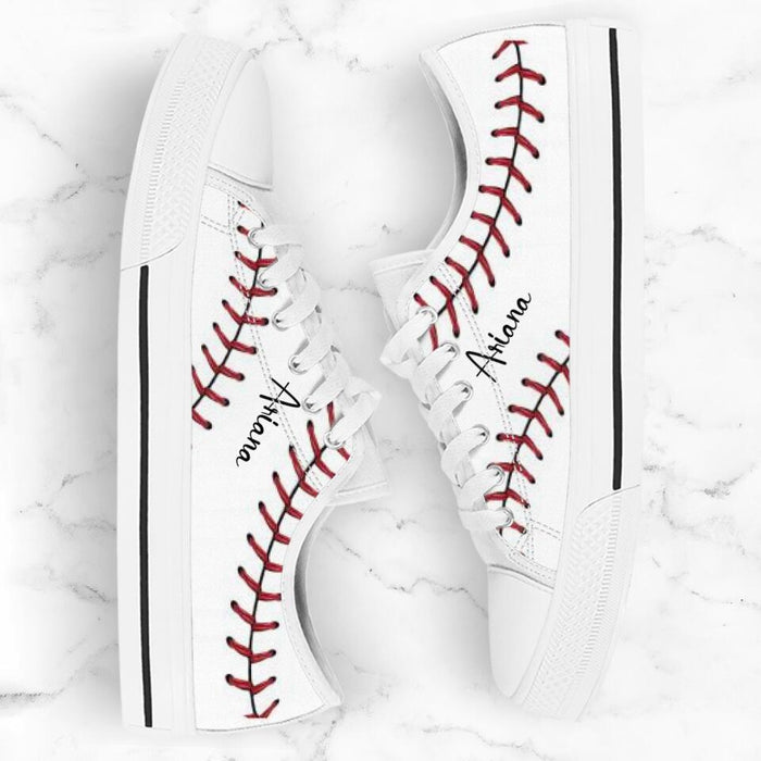 Custom Personalized Baseball Sneakers - Best Gift Idea For Baseball Lovers