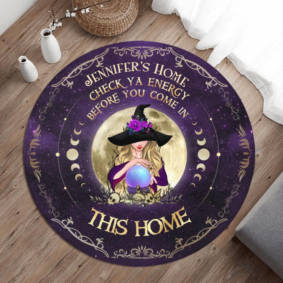 Personalized Witch Foldable Round Rug - Gift Idea For Witch Lovers/Hal ...
