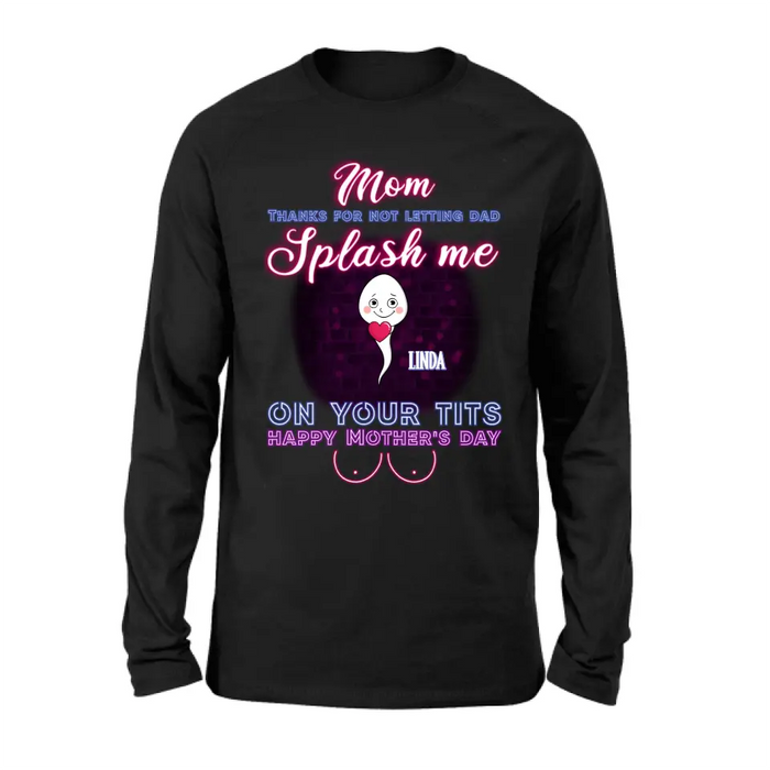 Personalized Sperms Shirt/Long sleeve/Sweatshirt/Hoodie - Best Gift Idea For Mom - Up to 6 Sperms