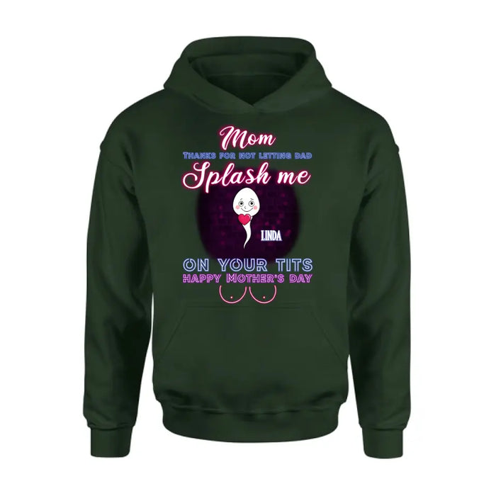 Personalized Sperms Shirt/Long sleeve/Sweatshirt/Hoodie - Best Gift Idea For Mom - Up to 6 Sperms