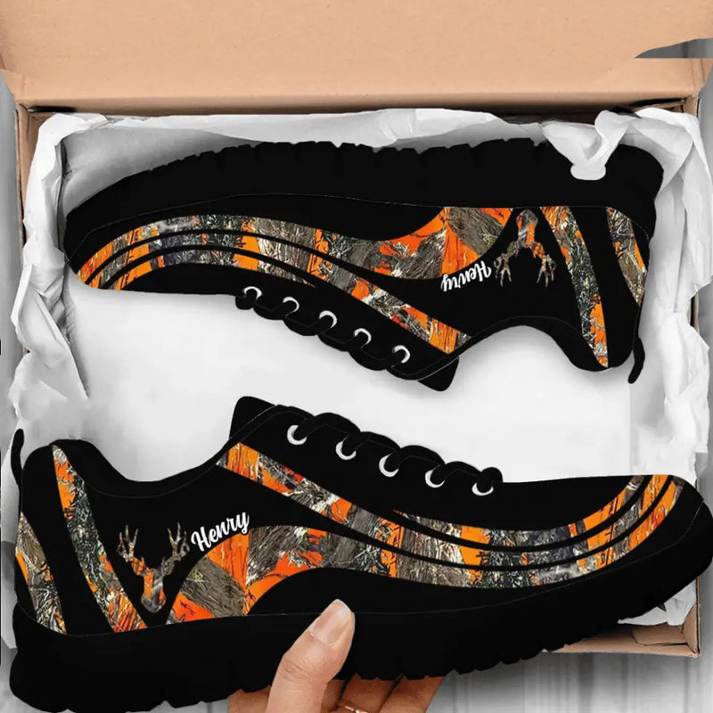 Personalized Hunting Sneakers - Gift Idea For Hunting Lovers