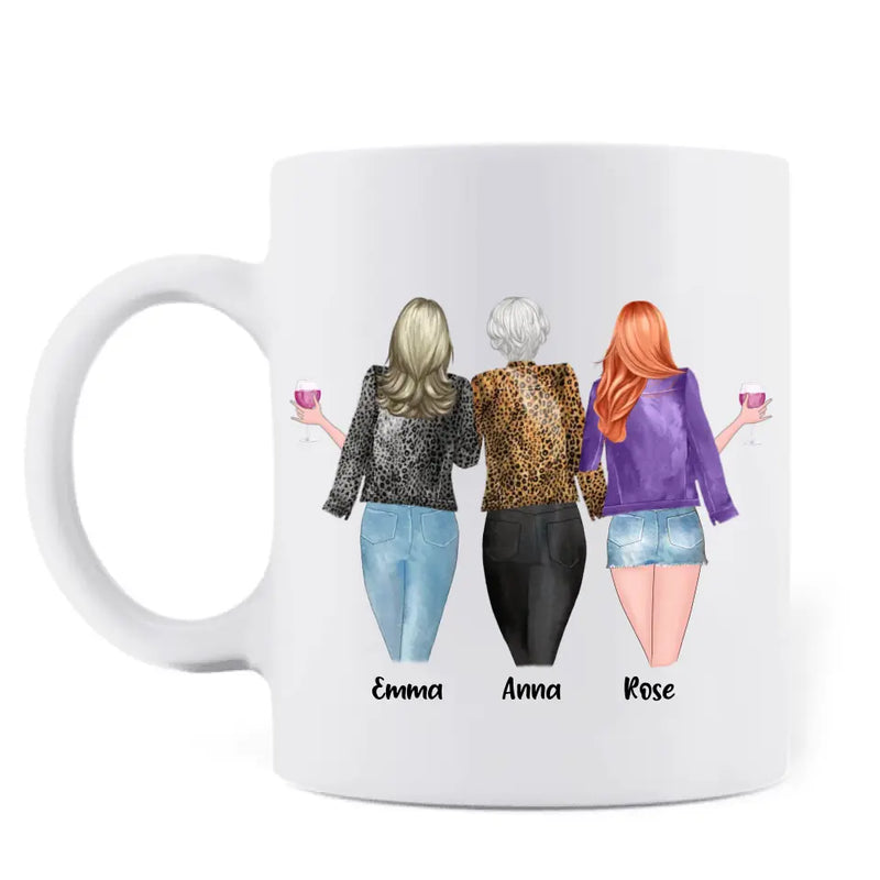 Personalized Mother's Day Coffee Mug - Gift For Mother's Day - Like Grandmother Like Mother Like Daughter Oh Crap