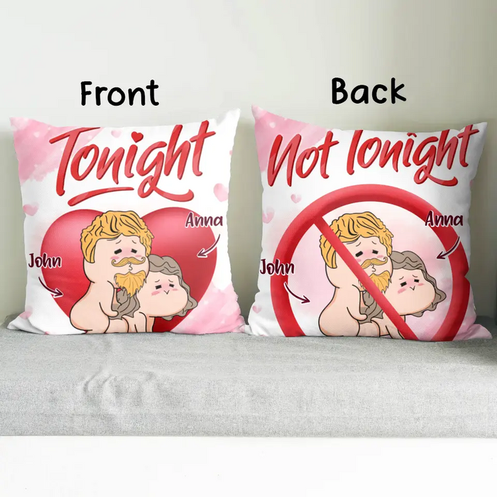 Custom Personalized 2-Sided Printing Pillow Cover - Funny Valentine's Day Gift Idea For Him/Her
