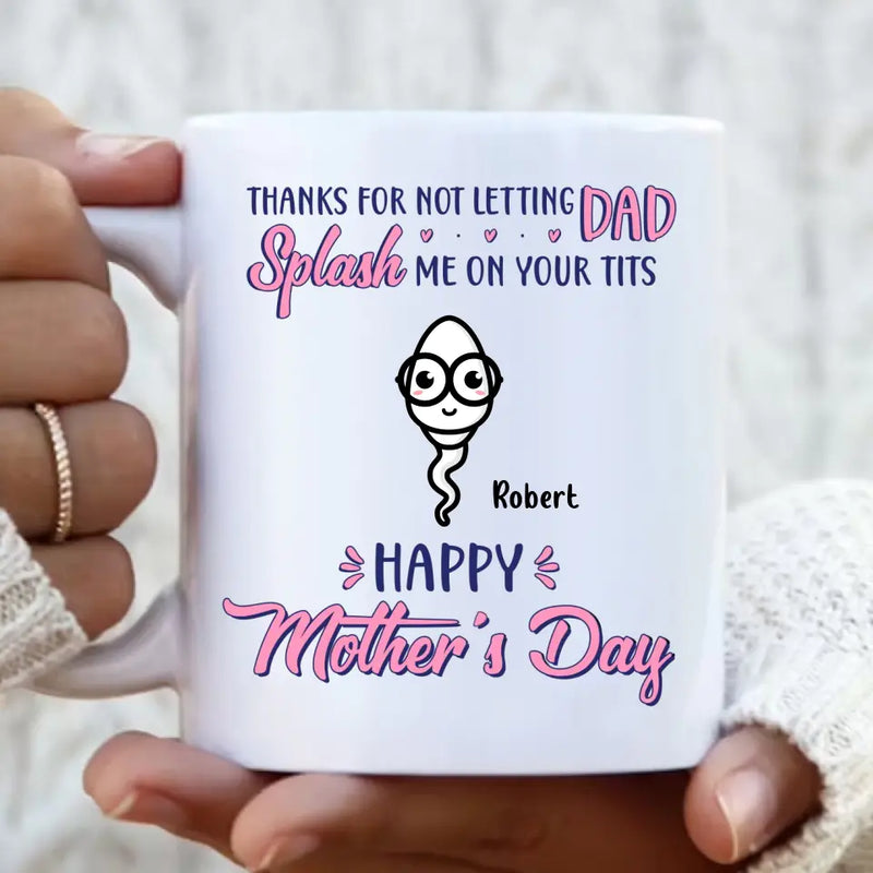 Personalized Happy Mother's Day Coffee Mug - Up to 6 Kids - Mother's Day Gift Idea
