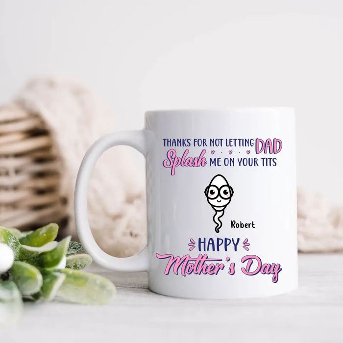 Custom Personalized Happy Mother's Day Coffee Mug - Upto 6 Kids - Mother's Day Gift Idea