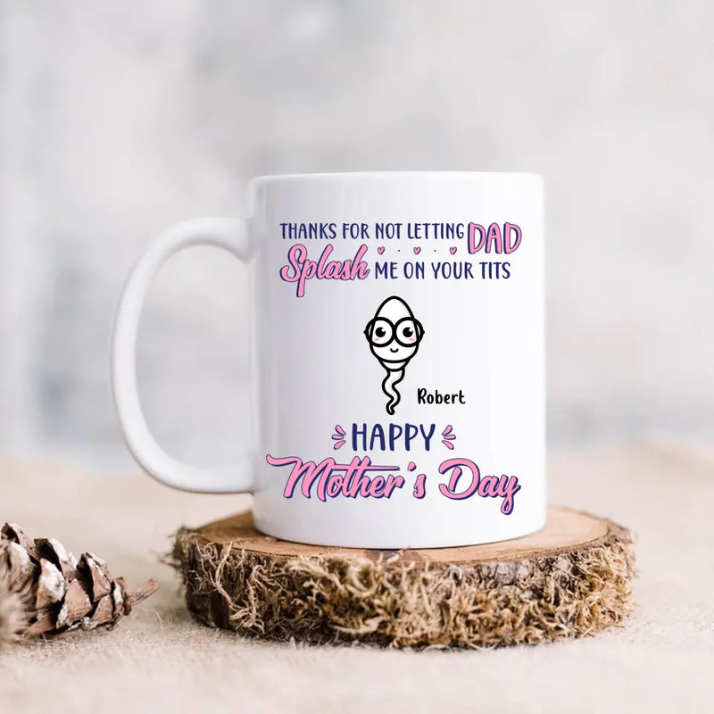 Personalized Happy Mother's Day Coffee Mug - Up to 6 Kids - Mother's Day Gift Idea
