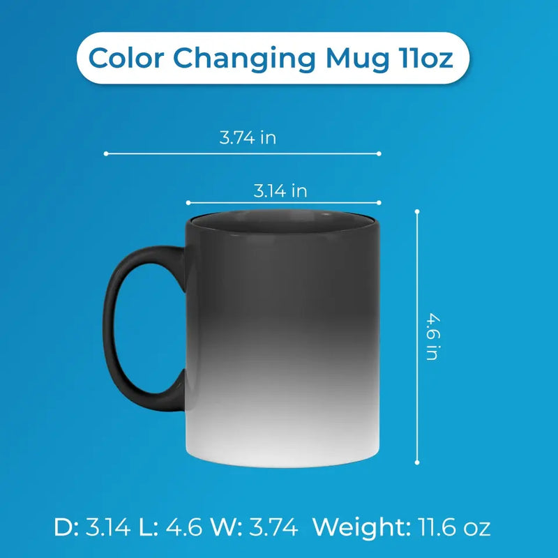 Personalized Dog Mom Color Changing Mug - Funny Gift For Mother's Day