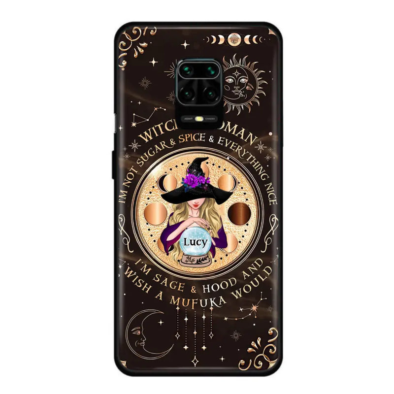 Personalized Witchy Woman Phone Case - Gift Idea For Witch/Friends/Birthday/Halloween Day - I'm Not Sugar & Spice & Everything Nice - Case For Xiaomi/Oppo/Huawei