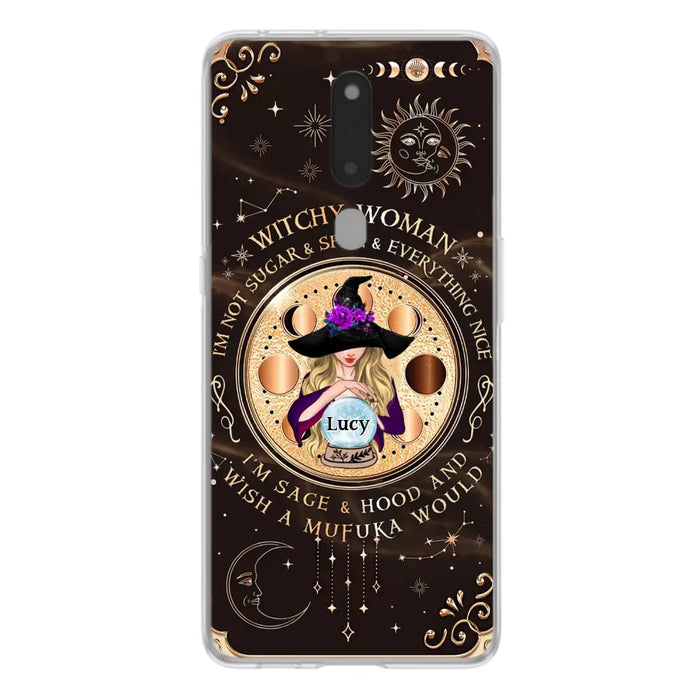 Custom Personalized Witchy Woman Phone Case - Gift Idea For Witch/ Friends/ Birthday/ Halloween Day - I'm Not Sugar & Spice & Everything Nice - Case For Xiaomi/ Oppo/ Huawei