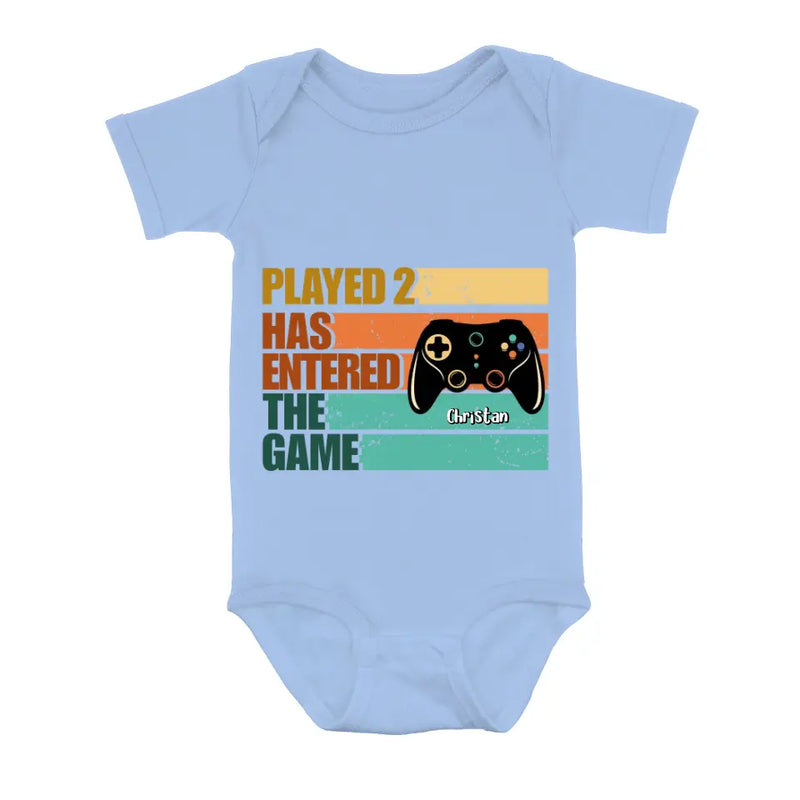 Personalized Gamer Dad Shirt/Baby Onesie - Gift Idea For Father's Day/Game Lovers - Leveled Up To Daddy