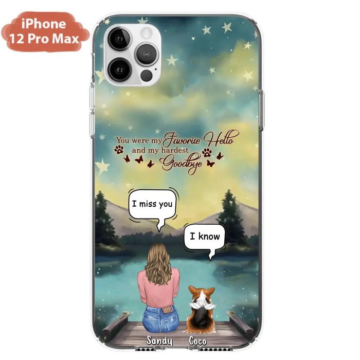 Custom Personalized Memorial Pet Phone Case - Memorial Gift Idea For Pet Lover - Up to 4 Pets - Gift Idea For Dog/Cat Lover - Your Wings Were Ready But Our Hearts Were Not - Case For iPhone And Samsung