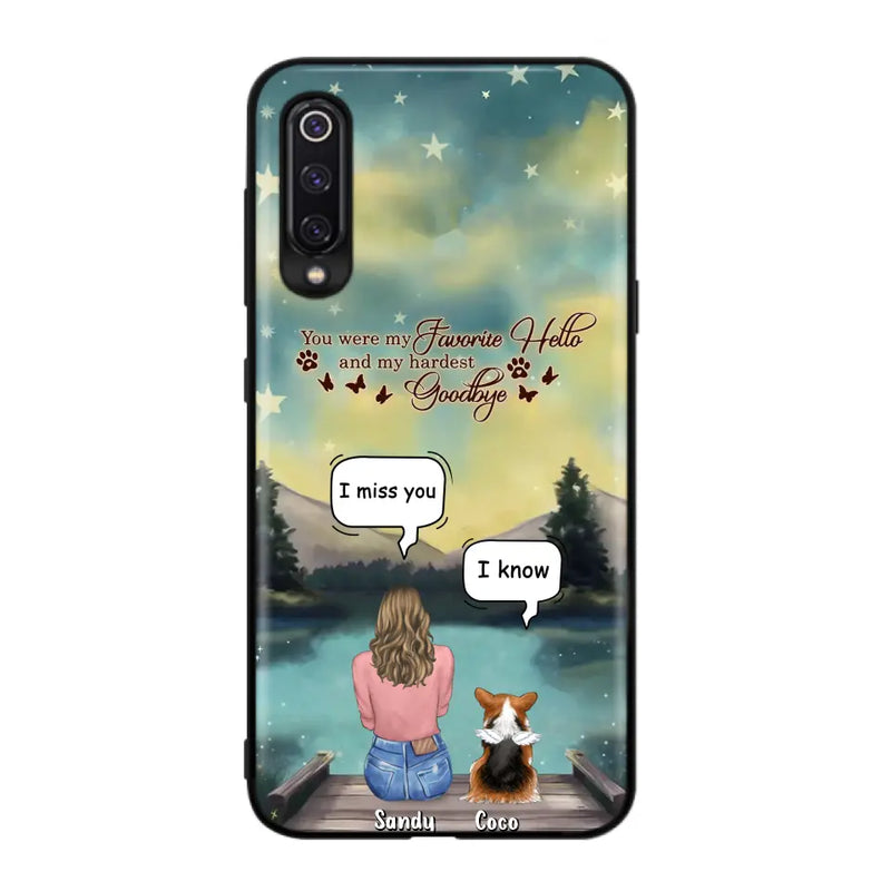 Personalized Memorial Pet Phone Case - Memorial Gift Idea For Pet Lover - Up to 4 Pets - Gift Idea For Dog/Cat Lover - Your Wings Were Ready But Our Hearts Were Not - Case For Xiaomi/ Oppo/ Huawei