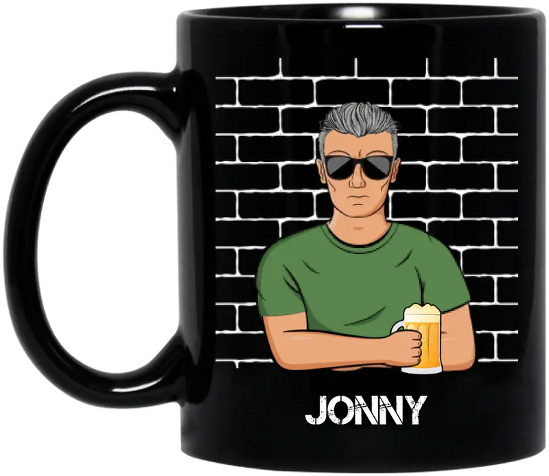 Personalized Uncle Coffee Mug - Father's Day/Birthday Gift Idea for Uncle - Druncle Like A Normal Uncle Only Drunker