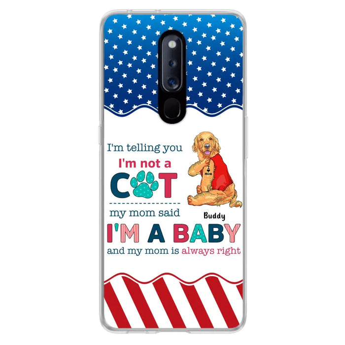 Custom Personalized Pet Phone Case - Gift Idea for Dog/Cat Owners - I'm Telling You I'm Not A Dog - Case for Xiaomi/Huawei/Oppo