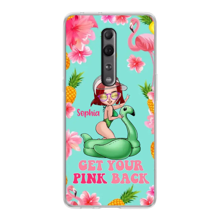Custom Personalized Bikini Girl Phone Case - Gift Idea For Girl - Get Your Pink Back - Cases For Oppo/Xiaomi/Huawei