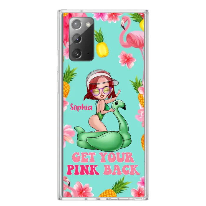 Custom Personalized Bikini Girl Phone Case - Gift Idea For Girl - Get Your Pink Back - Cases For iPhone/Samsung