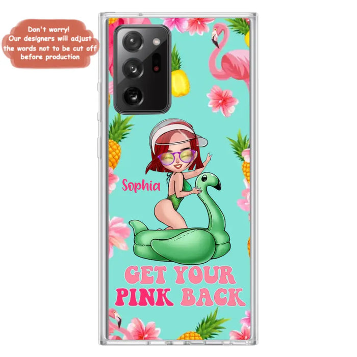 Custom Personalized Bikini Girl Phone Case - Gift Idea For Girl - Get Your Pink Back - Cases For iPhone/Samsung