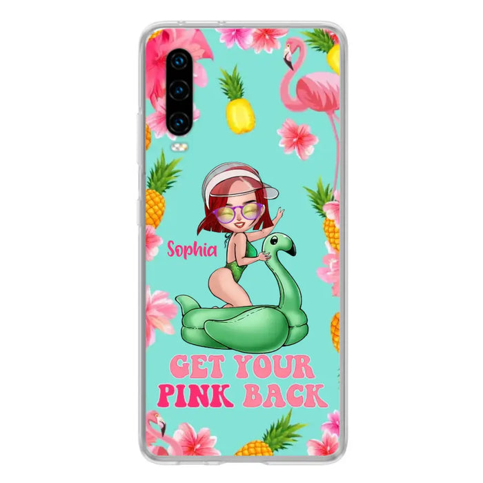 Custom Personalized Bikini Girl Phone Case - Gift Idea For Girl - Get Your Pink Back - Cases For Oppo/Xiaomi/Huawei