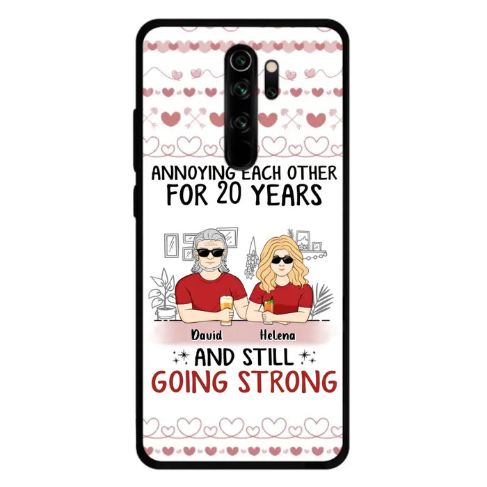Custom Personalized Couple Phone Case - Best Gift Idea For Couple/Husband/Father's Day - Annoying Each Other For 20 Years And Still Going Strong - Case For Oppo/Xiaomi/Huawei