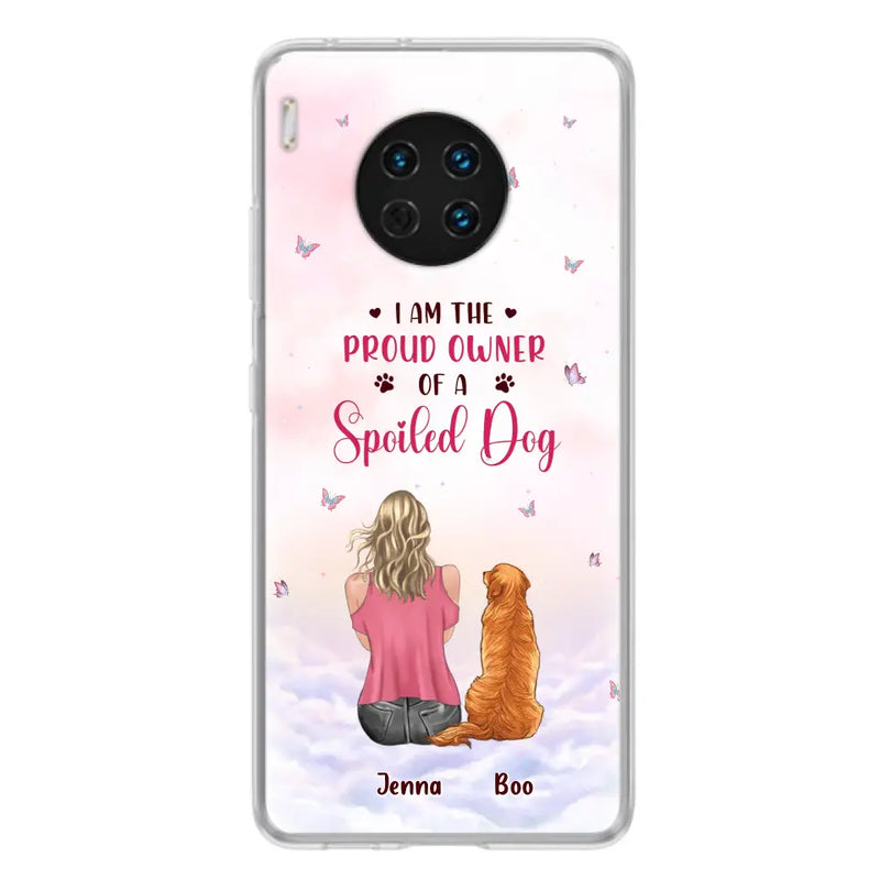 Personalized Dog Mom Phone Case - Up to 5 Dogs - Gift Idea For Dog Lovers - I Am The Proud Owner Of A Spoiled Dog - Case for Xiaomi/Huawei/Oppo