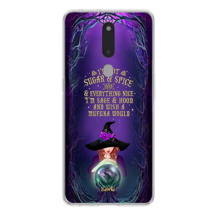 Custom Personalized Witch Phone Case - Gift Idea for Witch Lovers - I'm Not Sugar & Spice & Everything Nice - Case for Xiaomi/Huawei/Oppo