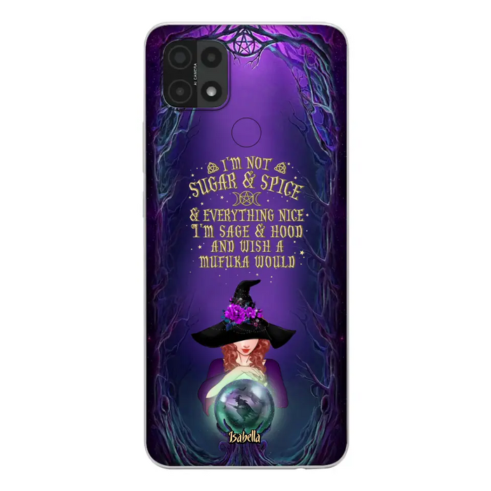 Custom Personalized Witch Phone Case - Gift Idea for Witch Lovers - I'm Not Sugar & Spice & Everything Nice - Case for Xiaomi/Huawei/Oppo