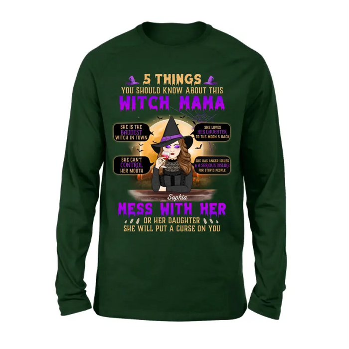 Custom Personalized Witch Mom Shirt/Hoodie - Best Gift Idea For Halloween/Mom - 5 Things You Should Know About This Witch Mama