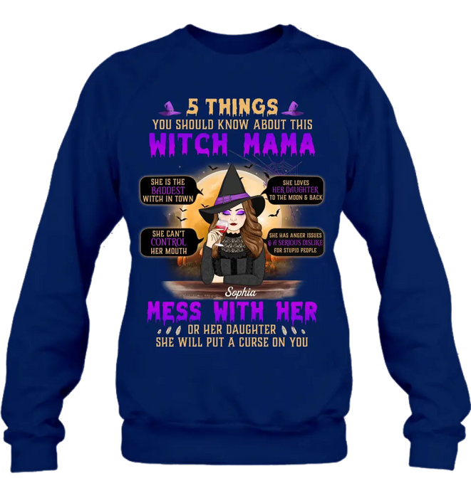 Custom Personalized Witch Mom Shirt/Hoodie - Best Gift Idea For Halloween/Mom - 5 Things You Should Know About This Witch Mama