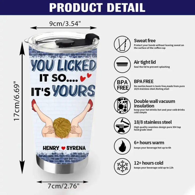 Personalized Couple Tumbler - Gift Idea For Him/Her - To The Best Thing That Ever Happened To Me And My Vagina