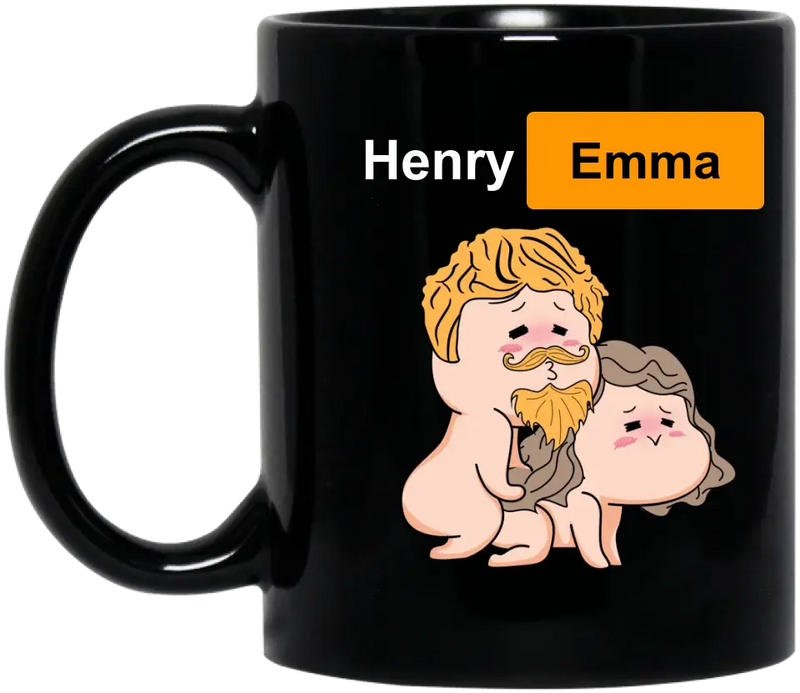 Personalized Couple Coffee Mug - Best Gift Idea For Husband/Wife/Birthday/Anniversary